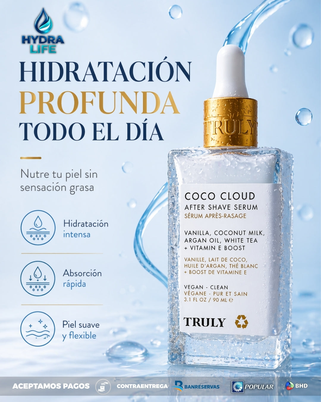 Truly After Shave Coco Cloud: calma, hidrata y transforma tu piel al instante