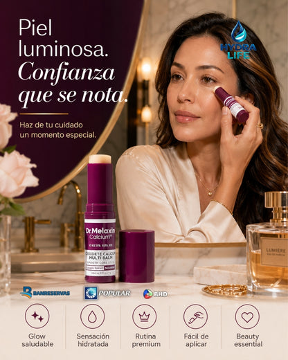 Dr. Melaxin Calcium™ | El Bálsamo Coreano de Colágeno en Barra: Combate la Resequedad y Ayuda a Suavizar Líneas de Expresión para una Piel Más Firme y Radiante