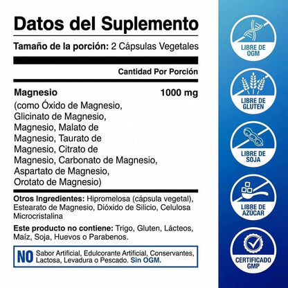 Magnesium Complex: 8 Formas de Magnesio para Absorción Máxima