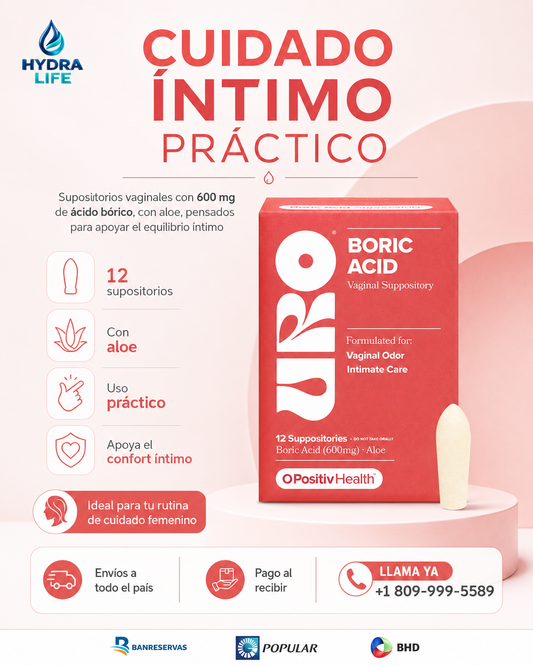 URO Ácido Bórico | Equilibrio y Frescura Íntima