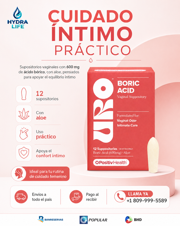 URO Ácido Bórico | Equilibrio y Frescura Íntima