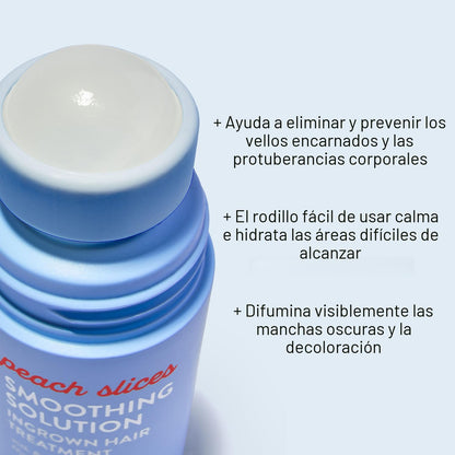 Peach Slices™ | El Tratamiento Roll-On para Vellos Encarnados: Combate los Bultitos del Afeitado y Ayuda a Prevenir Irritación para una Piel Más Suave y Uniforme