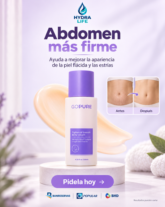 GOPURE™ | Crema Reafirmante | Abdomen Más Firme, Suave y con Mejor Apariencia