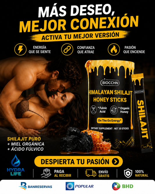 Shilajit con Miel | Vitalidad para tu Rutina, Confianza para tu Cuerpo y Más Pasión para tu Vida Íntima