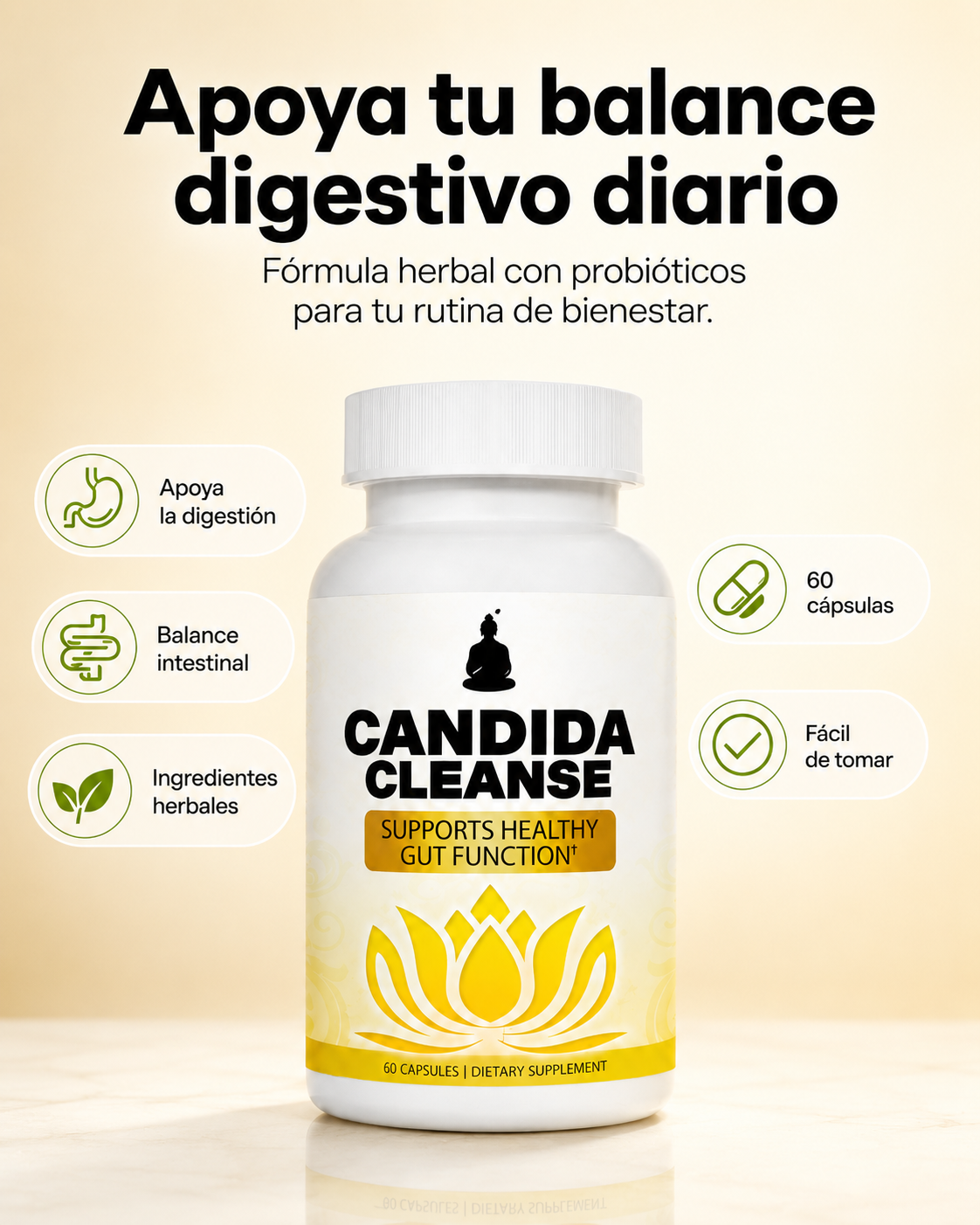 Candida Cleanse: Restaura tu Equilibrio Intestinal y Siente la Diferencia desde Adentro