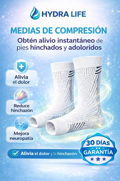 Medias de compresión | Soporte y comodidad diaria para pies cansados y adoloridos
