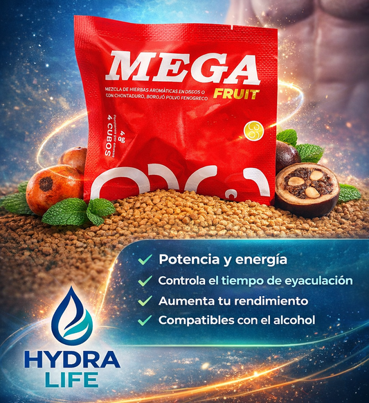 MEGA FRUIT(4 Capsulas):  El Refuerzo Natural Masculino que Sí Funciona