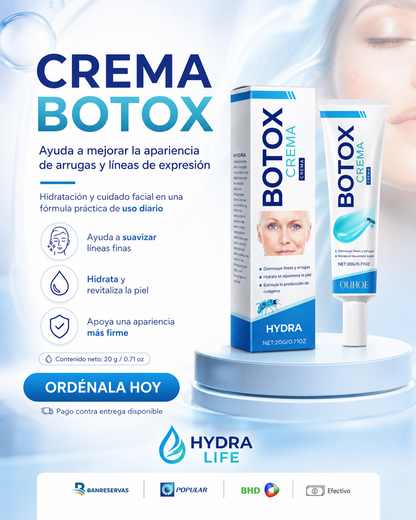 Crema Rejuvenecedora Botox Bee Venom: Tratamiento Facial Antiedad para Piel Firme y Sin Arrugas