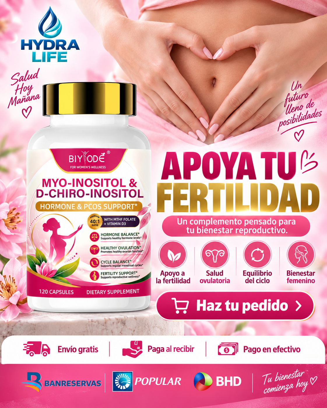 Myo & D-Chiro-Inositol™ 40:1 | | Equilibrio hormonal, ciclo y bienestar femenino: Siéntete más en sintonía con tu cuerpo