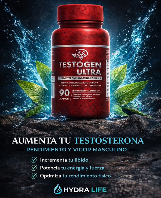 Testogen Ultra (90 Cápsulas): Fórmula Avanzada de Testosterona de forma Natural