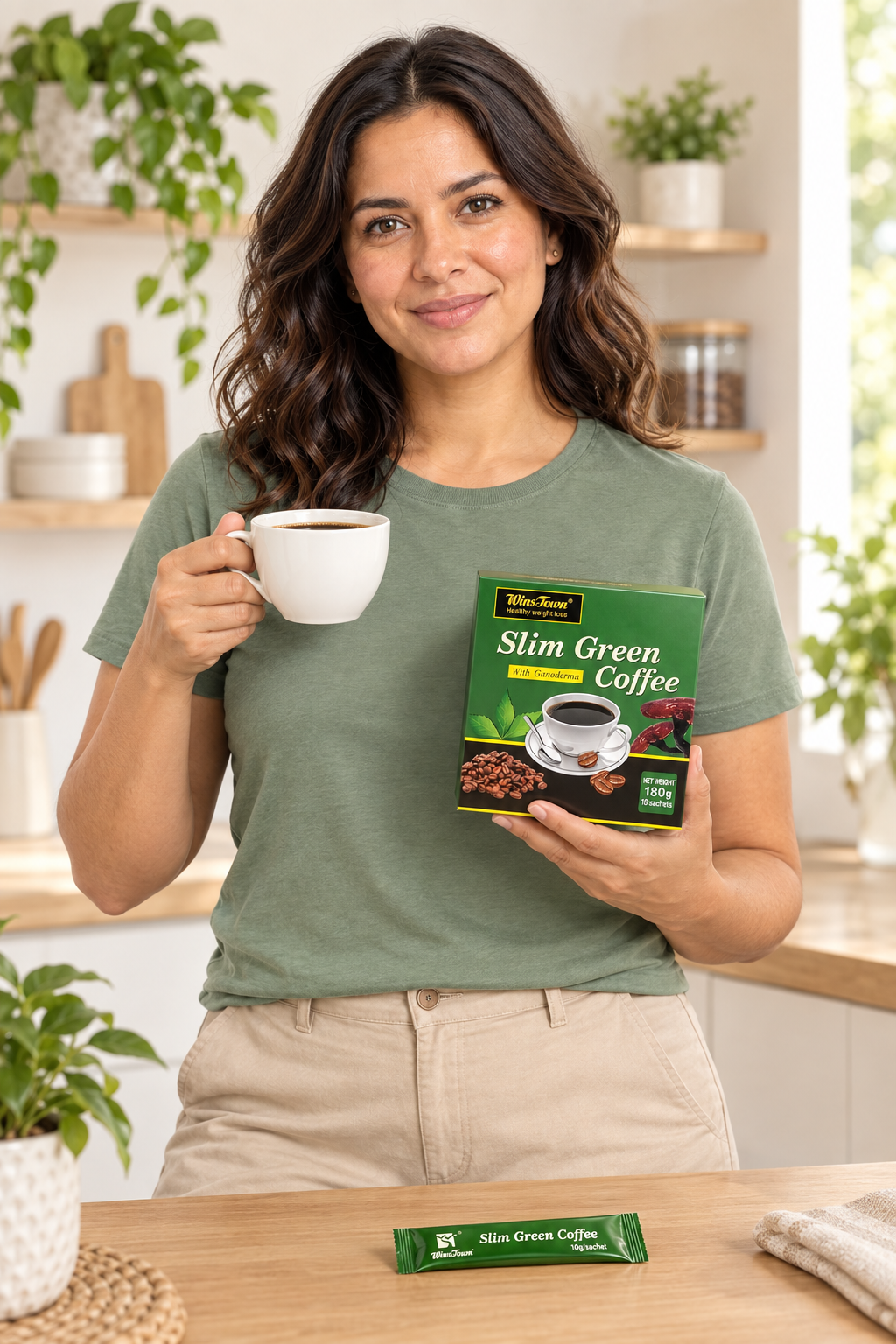 Semana 4 con tu avatar mostrando Slim Green Coffee